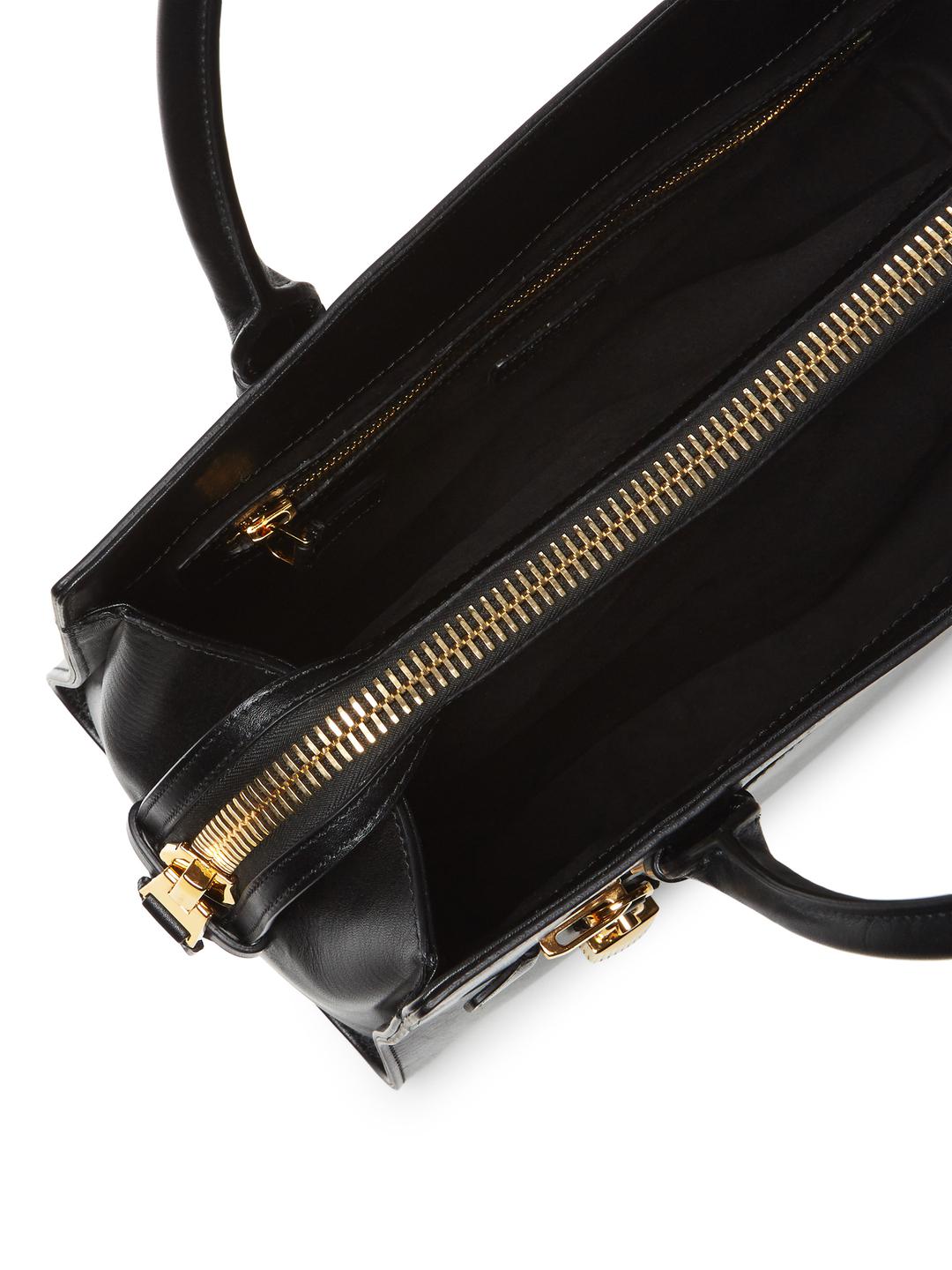 Tom Ford Black Charlotte Leather Tote