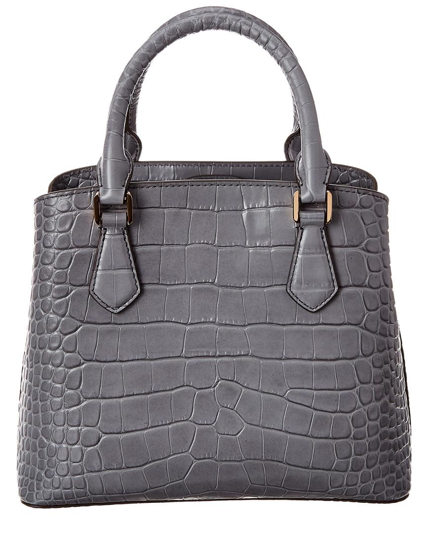 tory burch croc embossed bolsa
