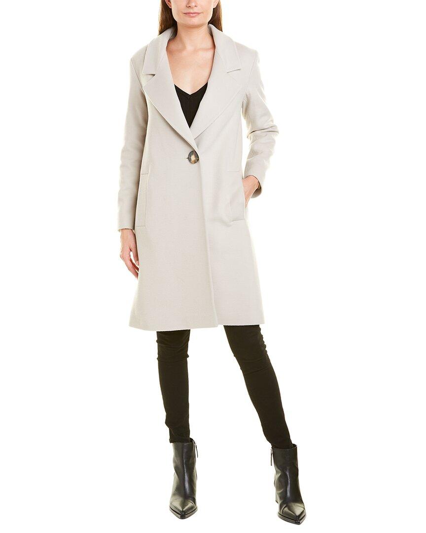 fleurette long wool coat