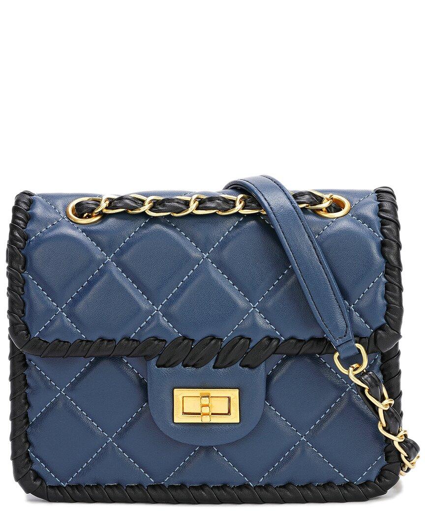 Tiffany & Fred Quilted Leather Crossbody in Blue | Lyst