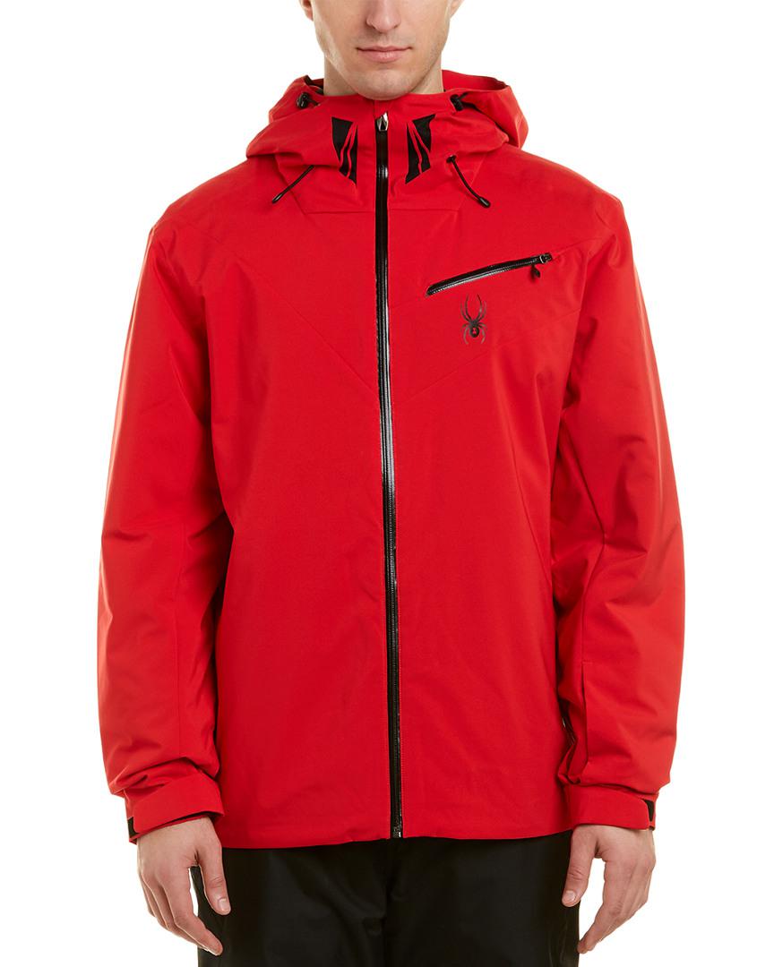 Spyder Synthetic Fanatic Jacket in Red for Men - Lyst