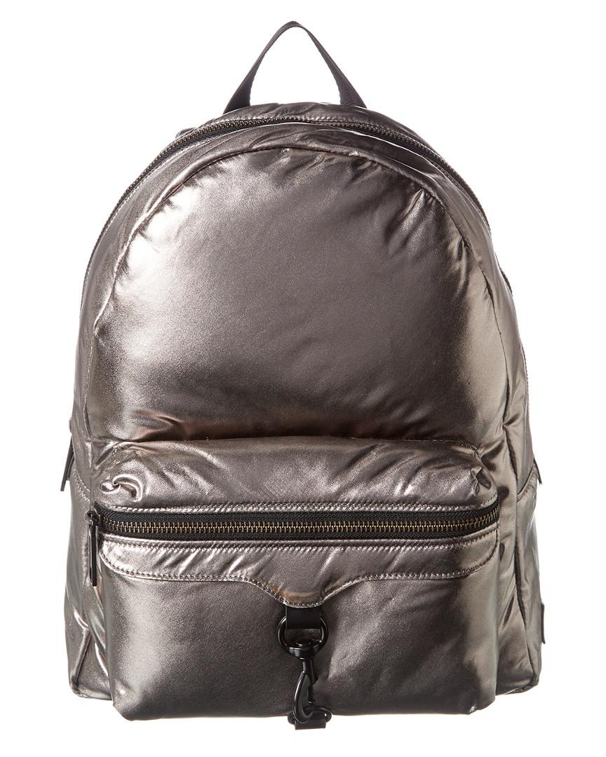 Rebecca Minkoff Riley Puffy Backpack in Silver (Metallic) Save 1 Lyst