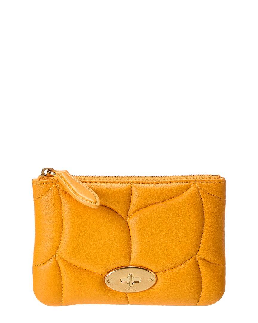Mulberry Softie Leather Coin Purse in Orange Lyst UK