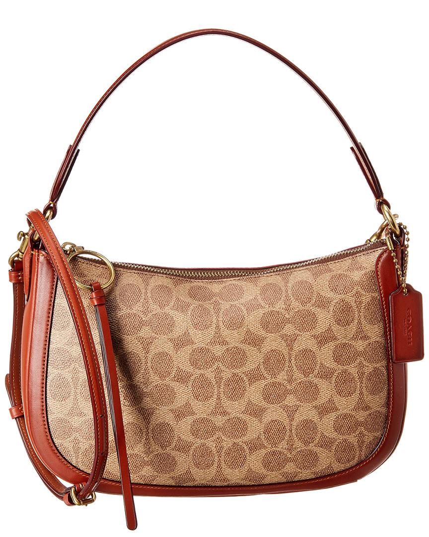 coach sutton crossbody tan