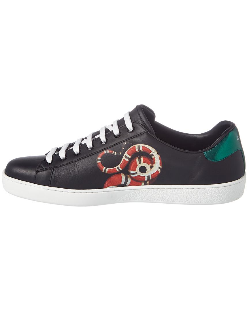 gucci ace snake black