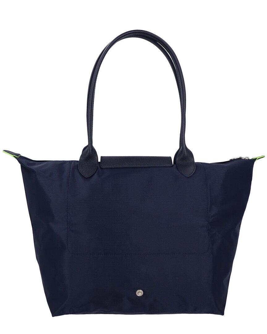 Longchamp Le Pliage Green Large Canvas Bag in Blue Lyst