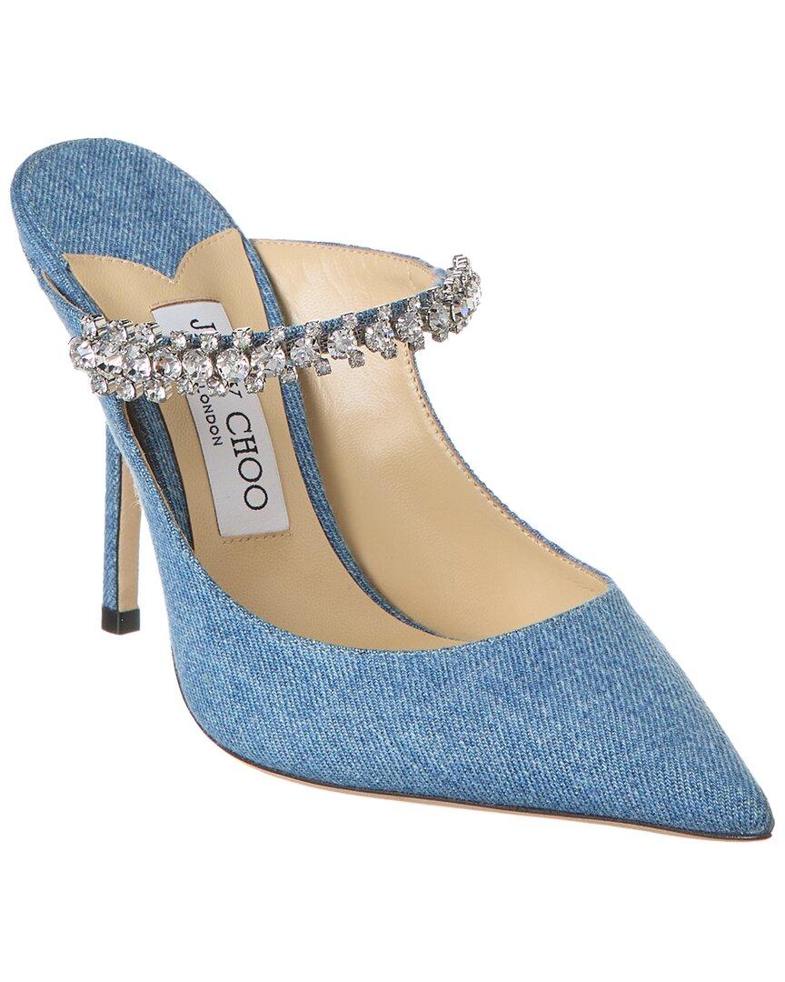 Jimmy Choo Bing 100 Denim Pump in Blue Lyst