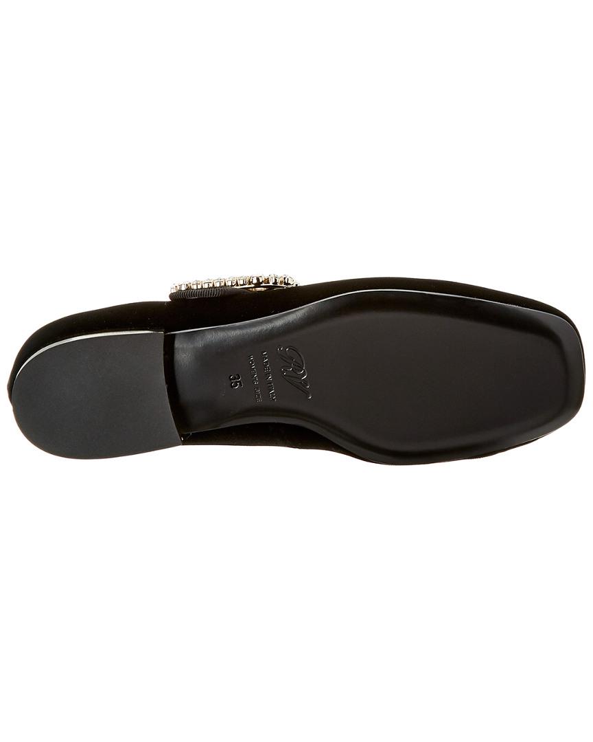 roger vivier velvet flats