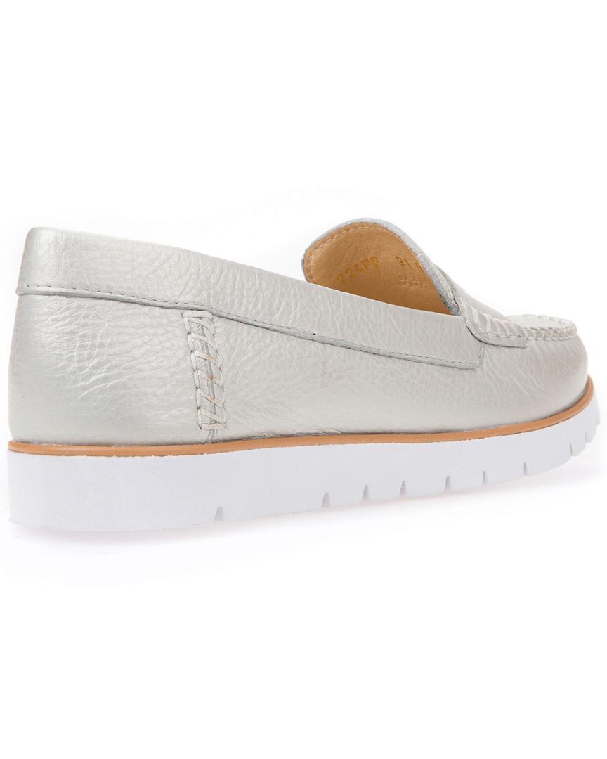 Geox D Kookean F Moccasin in Metallic | Lyst