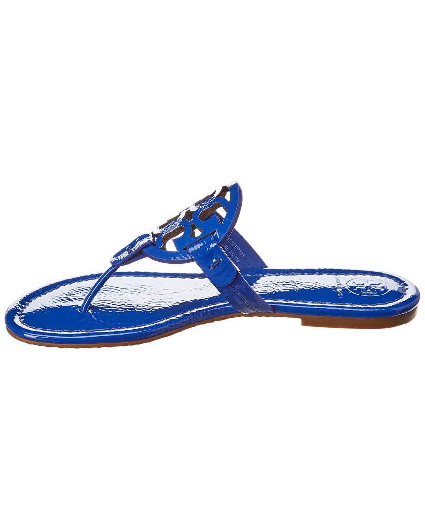 tory burch nautical blue miller sandals