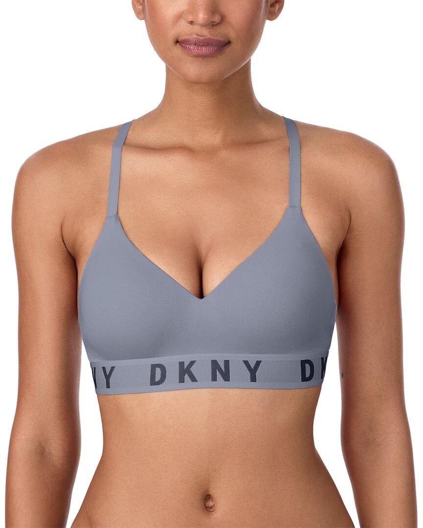 DKNY Women's Wirefree Bra - Satin Fabric, Moderate Coverage, Adjustable Straps