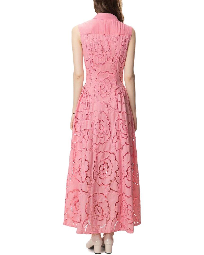 knee length dresses for ladies Cornelia Hot Pink Strapless Maxi Dress With Oversized Bow – Club L London