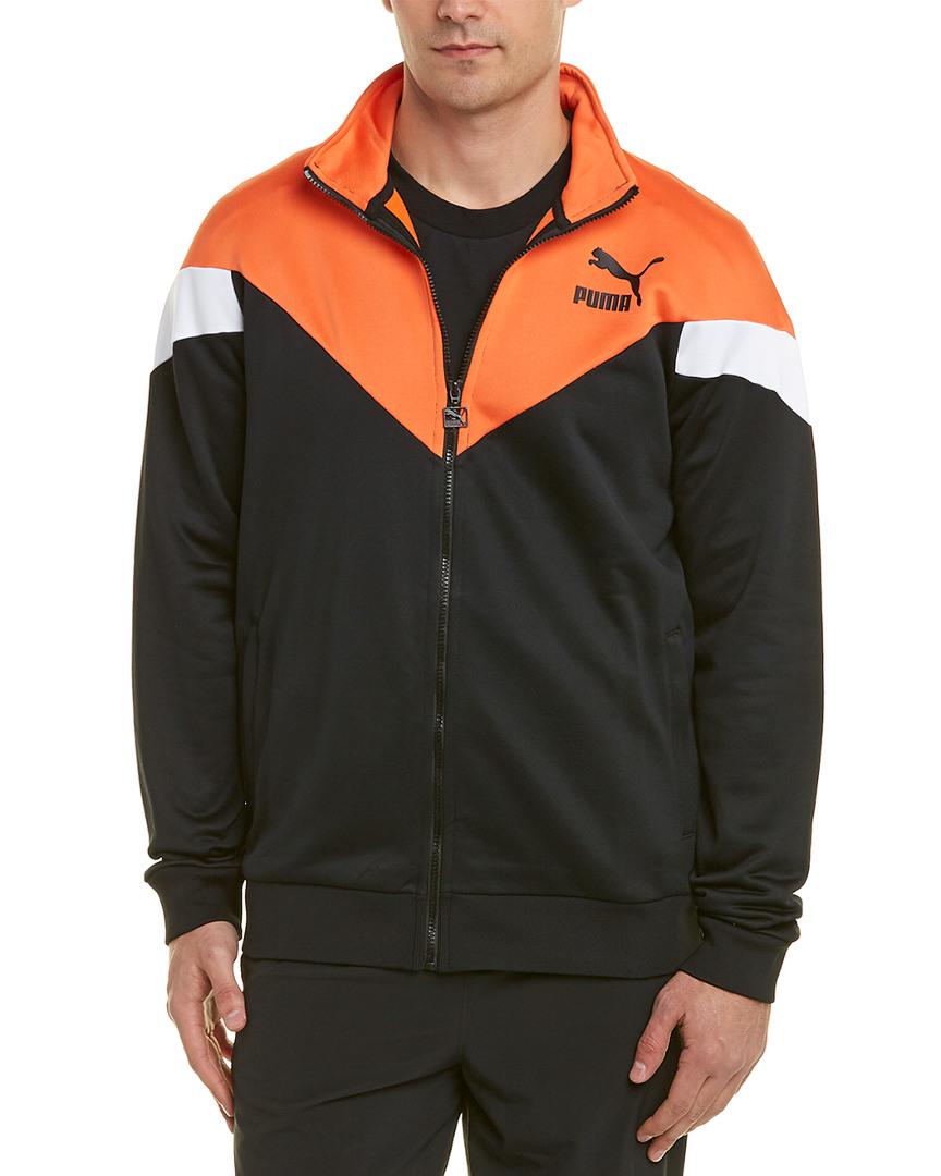 puma orange track jacket
