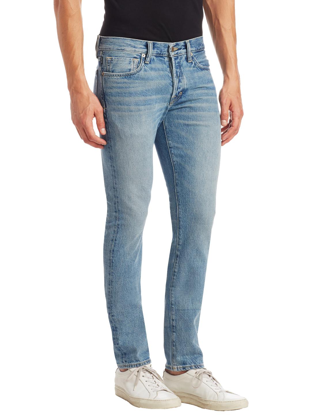Tom Ford Cotton Slim Fit Jeans in Light Blue (Blue) for Men - Lyst