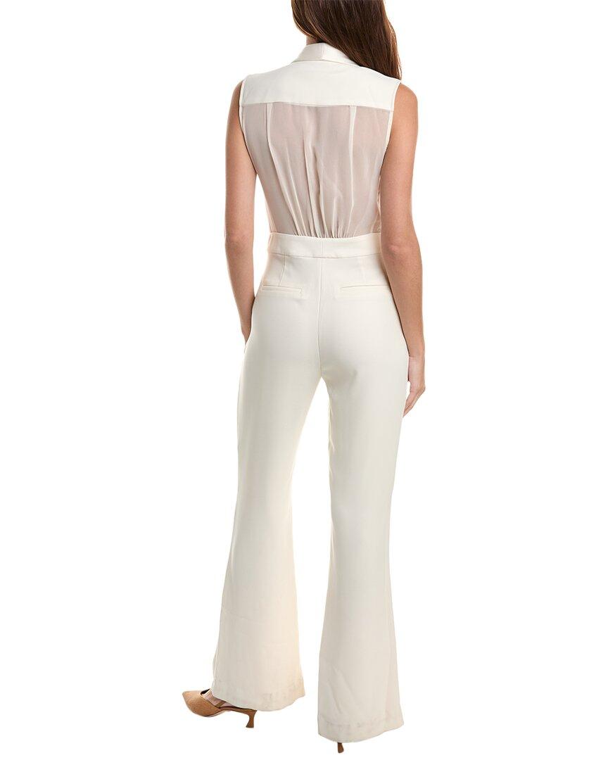 Reiss Dani Tuxedo Jumpsuit in White Lyst