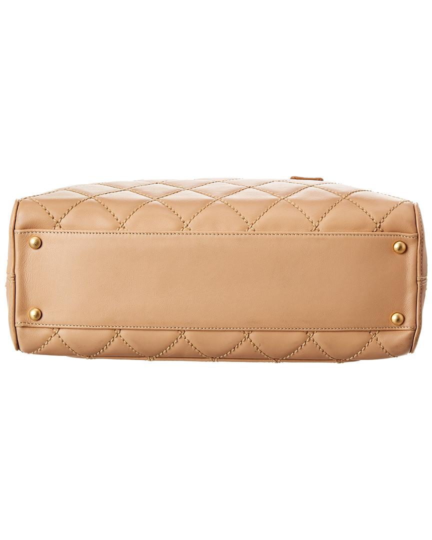 Chanel Beige Nylon Mini Boston Bag.  Luxury Accessories, Lot #75018