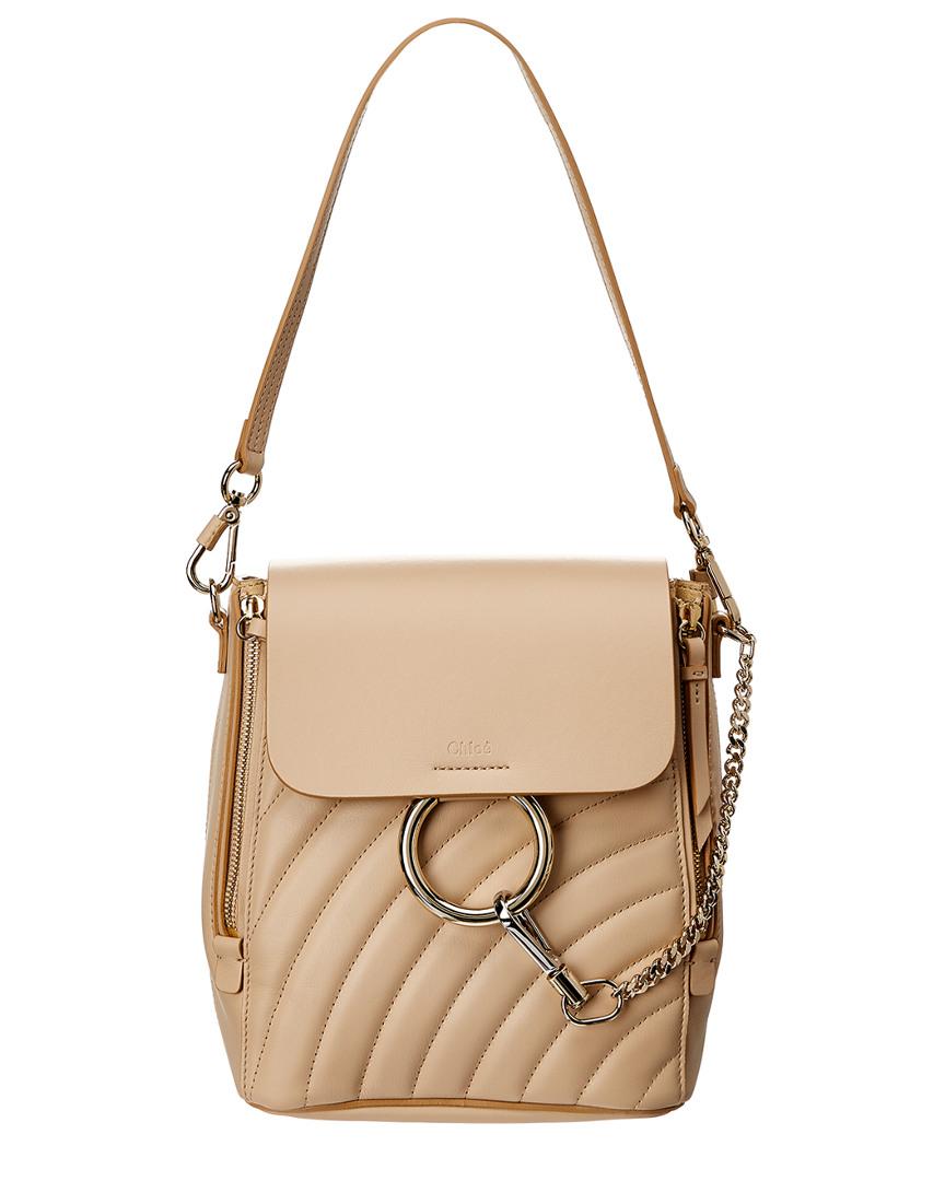 chloe faye quilted backpack