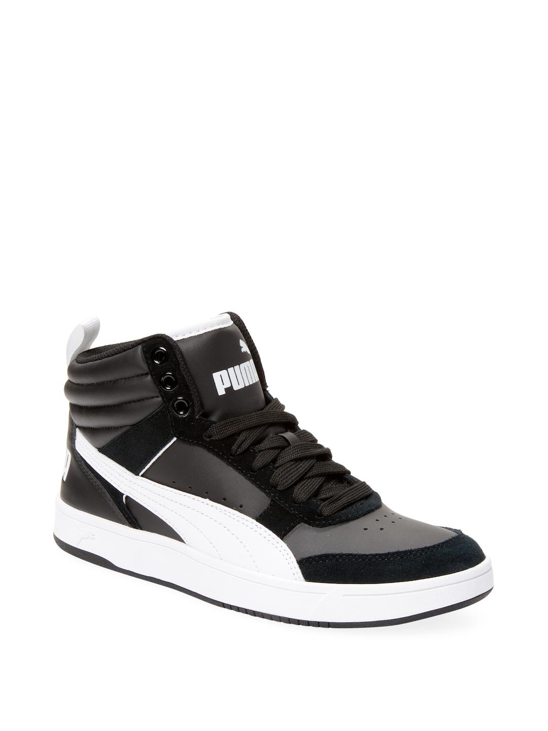 puma rebound street v2 black sneakers