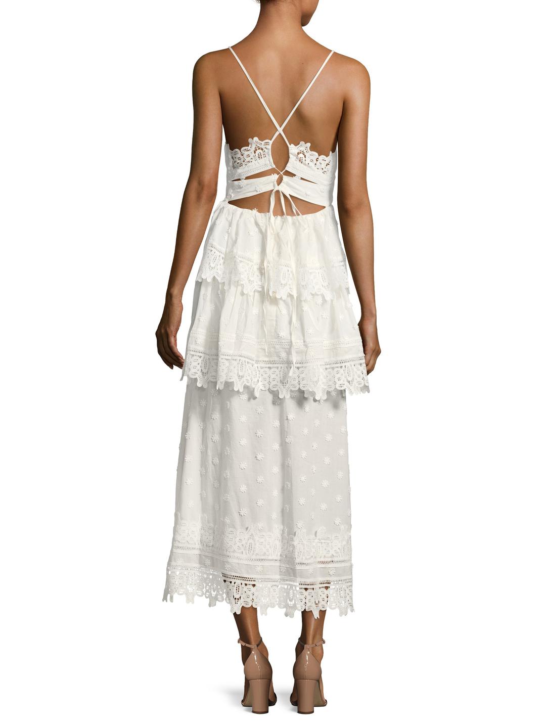 endless rose tiered maxi dress