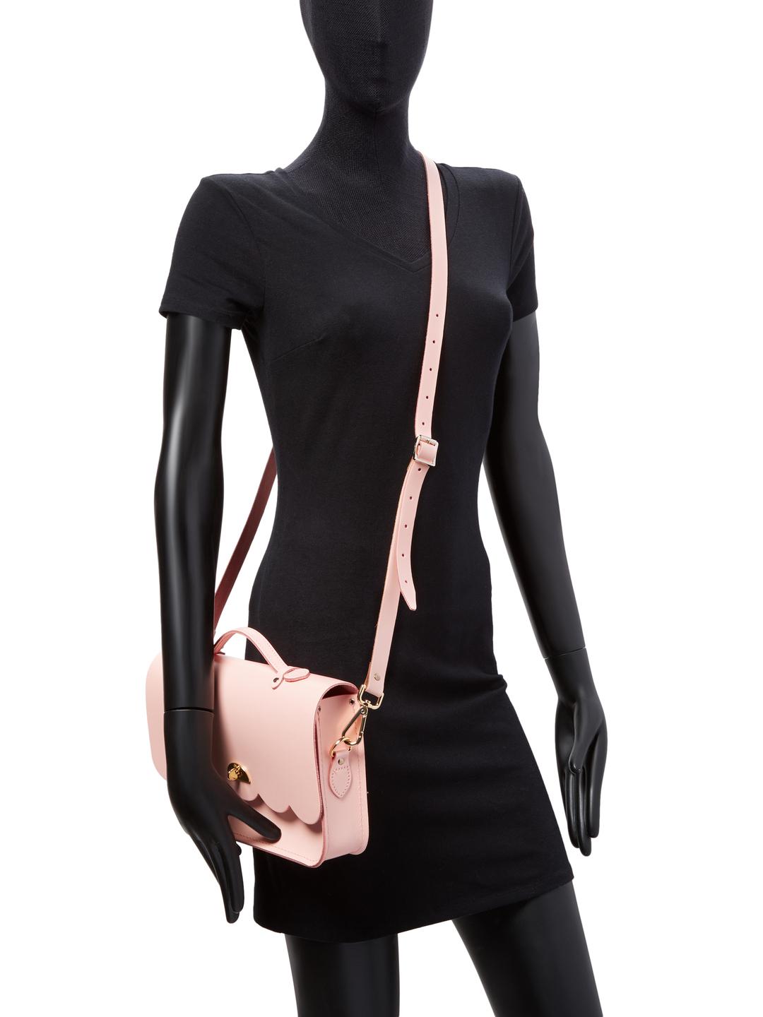 New Cambridge Satchel Company Women's Solid Cloud Seashell Pink Leather Bag