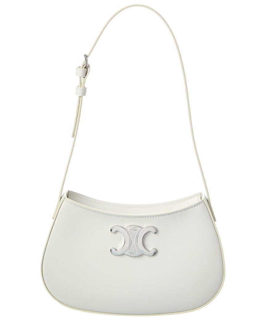 【CELINE】MEDIUM TILLY BAG MEDIUM TILLY BAG IN TRIOMPHE CANVAS AND CALFSKIN - TAN | CELINE