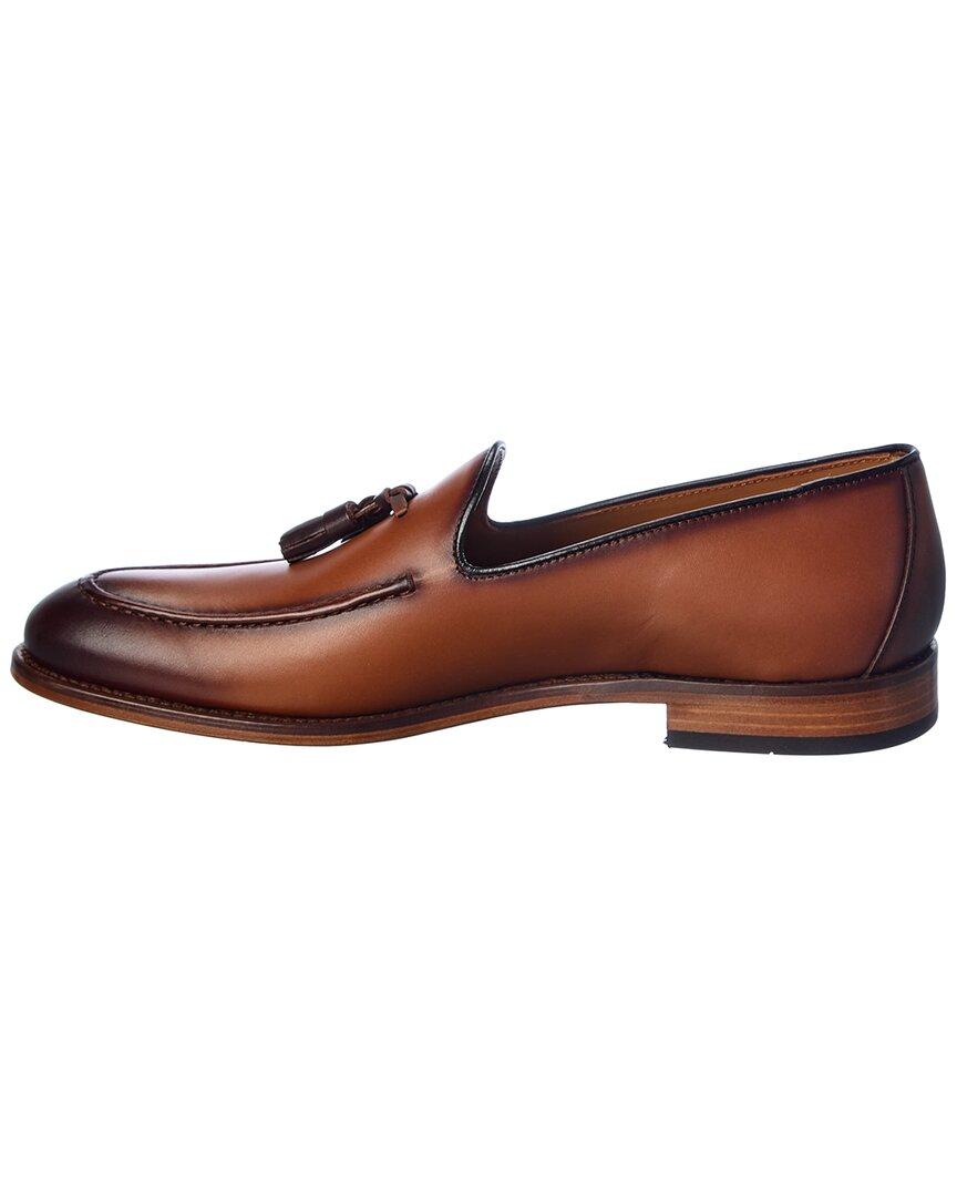 Antonio Maurizi Tassel Leather Loafer in Brown for Men | Lyst