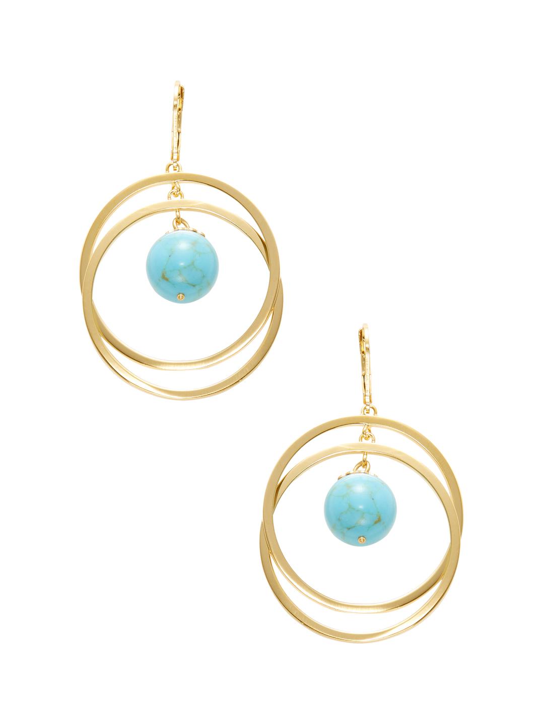 Lyst Kate Spade Start A Movement Hoop Earrings Gallery