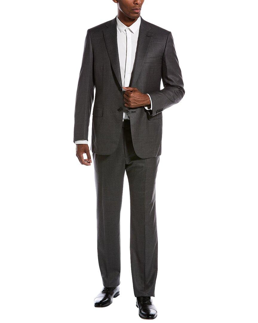 SUPER 170'S Brioni Men's Navy Blue Gray Wool Suit 40R 34X29 $7,495 | eBay