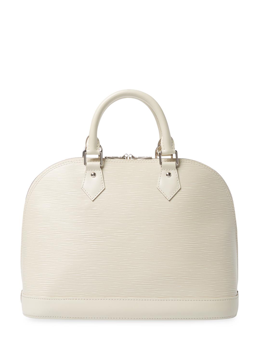 Louis Vuitton Vintage White Epi Ab Alma Pm Bag