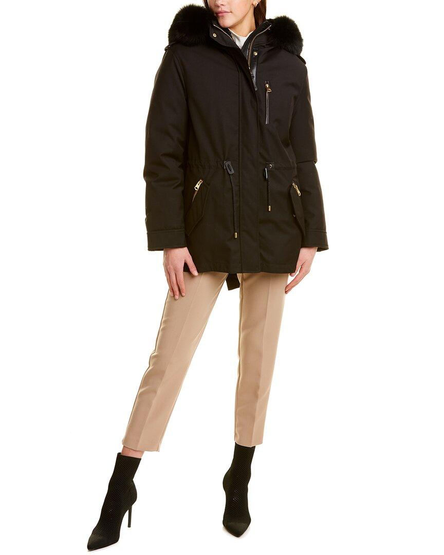 Mackage Fur Chara X Leather-trim Down 
