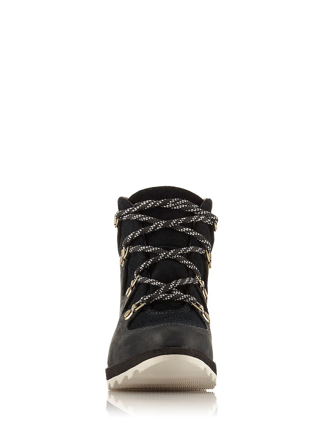 sorel sneakchic black