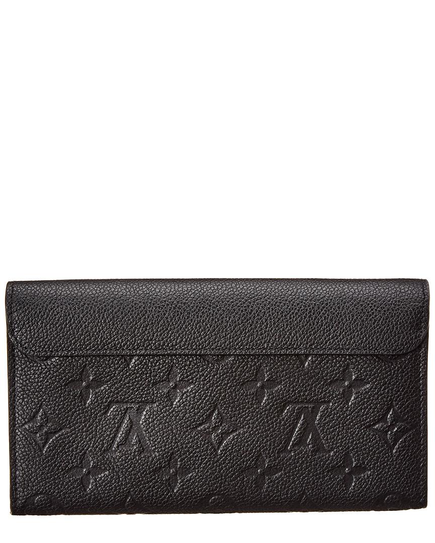 Louis Vuitton Black Monogram Empreinte Leather Pont Neuf Wallet | Lyst