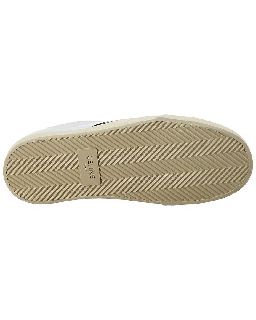 celine lace up leather sneaker