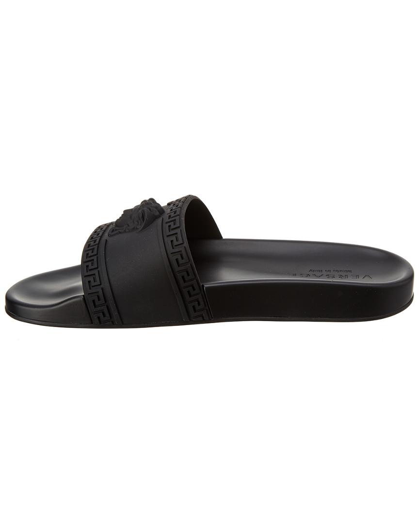 versace chain rubber pool slides