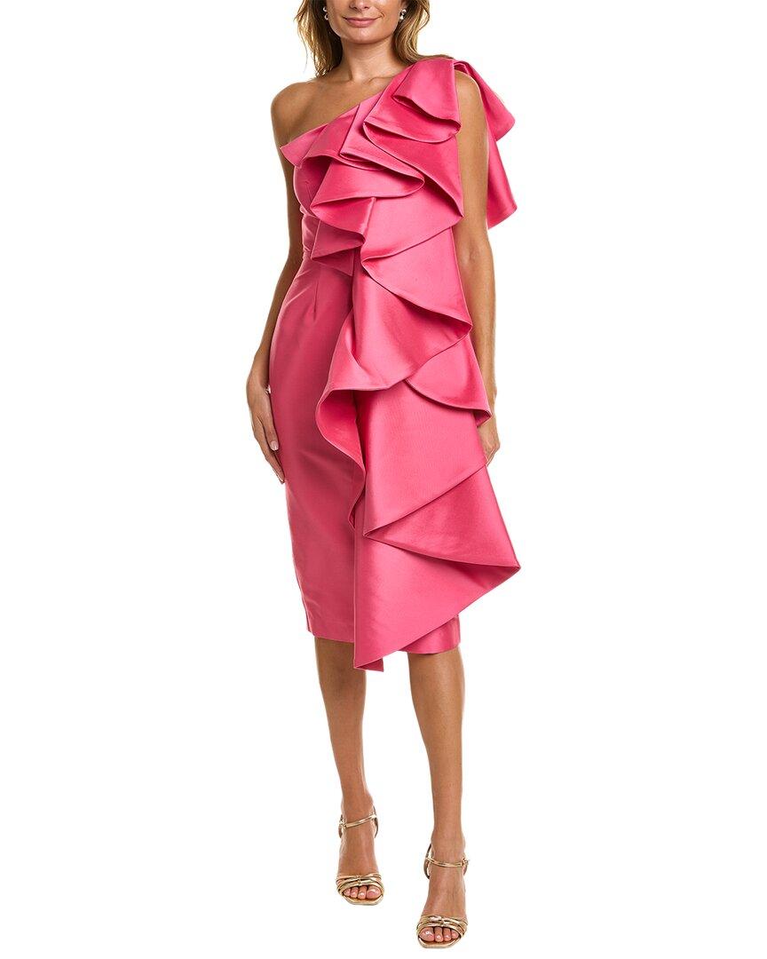 Badgley mischka hotsell one shoulder dress