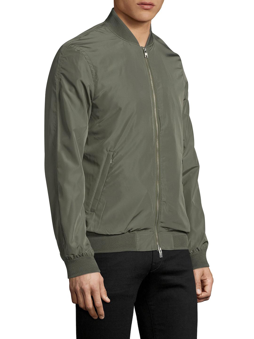 J.Lindeberg Synthetic Thom 72 Gravity Bomber Jacket in Military Green  (Green) for Men | Lyst