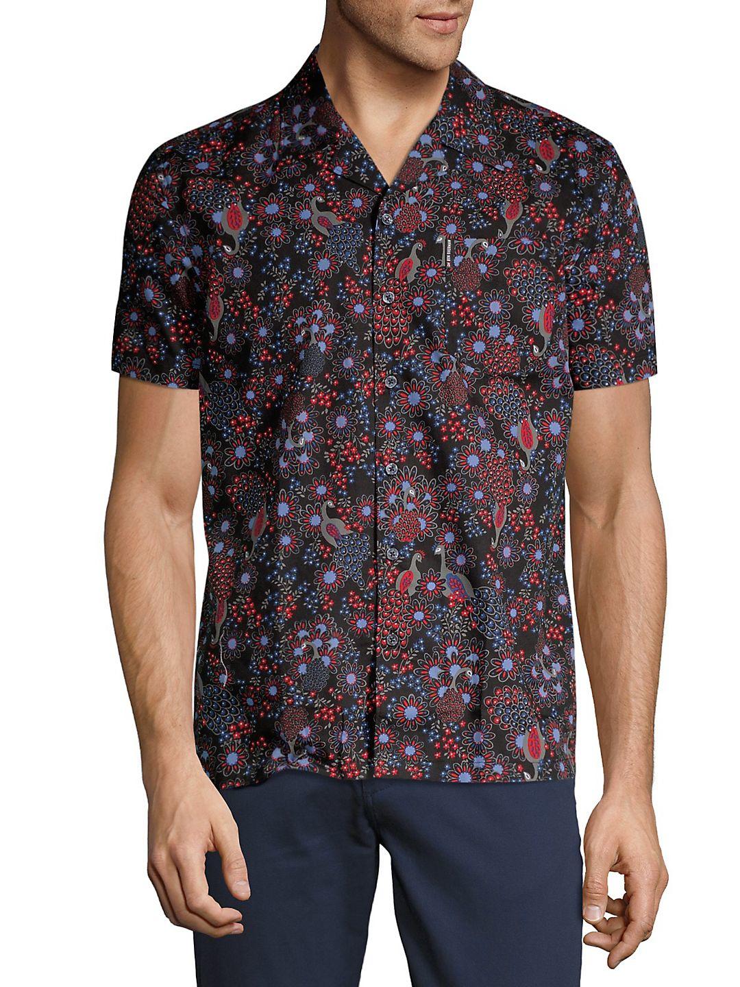 ben sherman black button down shirt