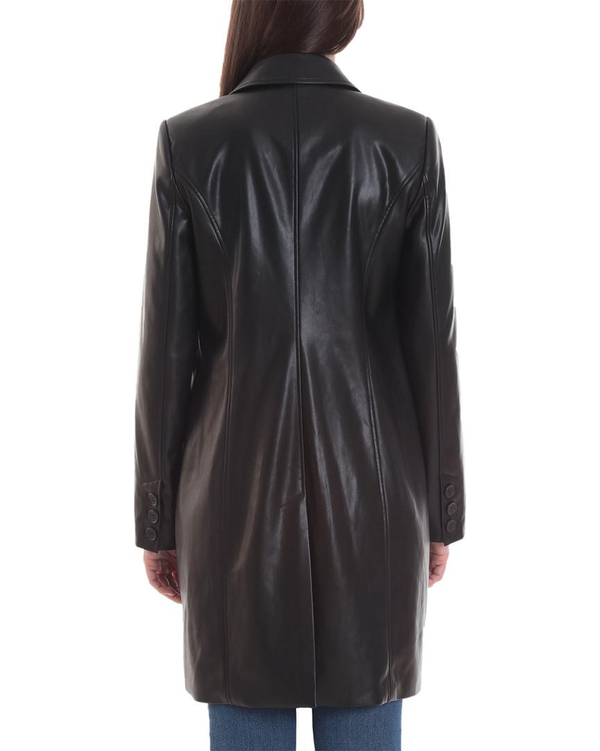 leather topper coat