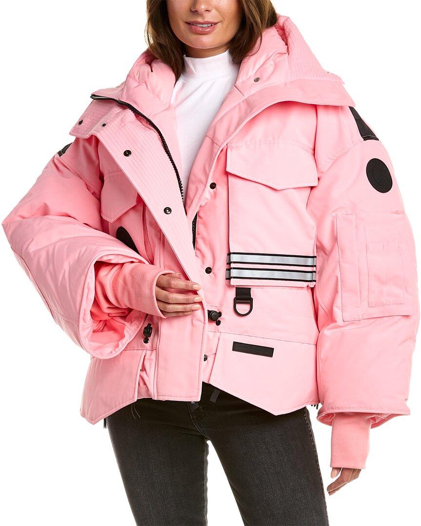 Canada Goose Snow Mantra Cropped Jacket in Pink | Lyst