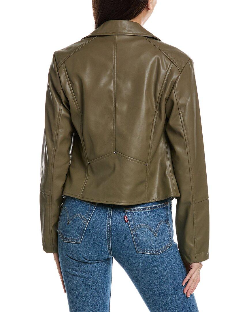 French connection asymmetrical moto jacket with sherpa hotsell