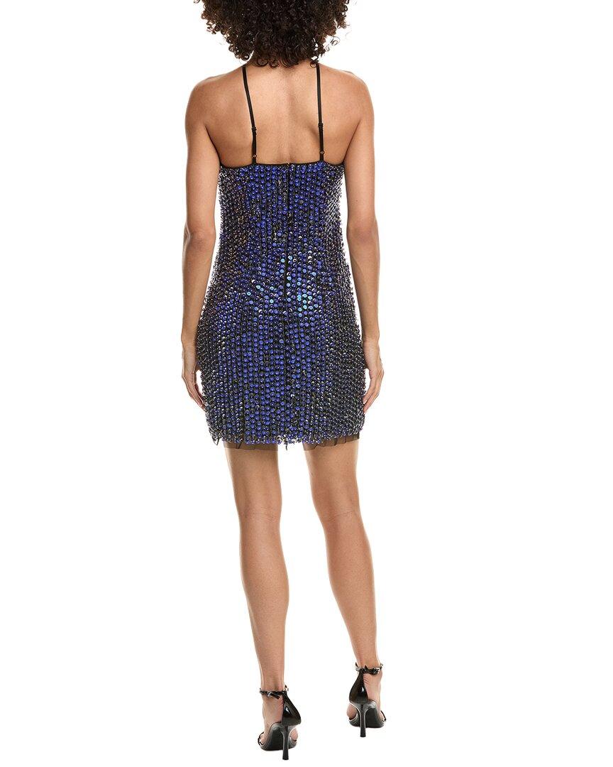 Liv Foster Beaded Cocktail Dress in Blue | Lyst
