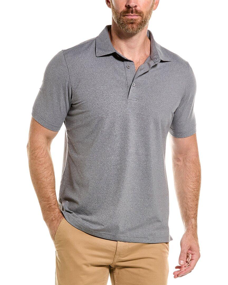 Scott Barber Tech Jersey Polo Shirt in Grey for Men Lyst Canada