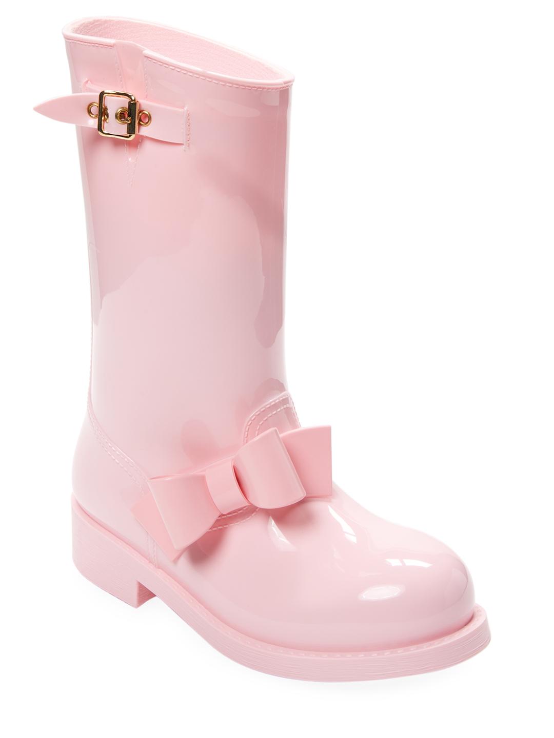 valentino rain boots bow