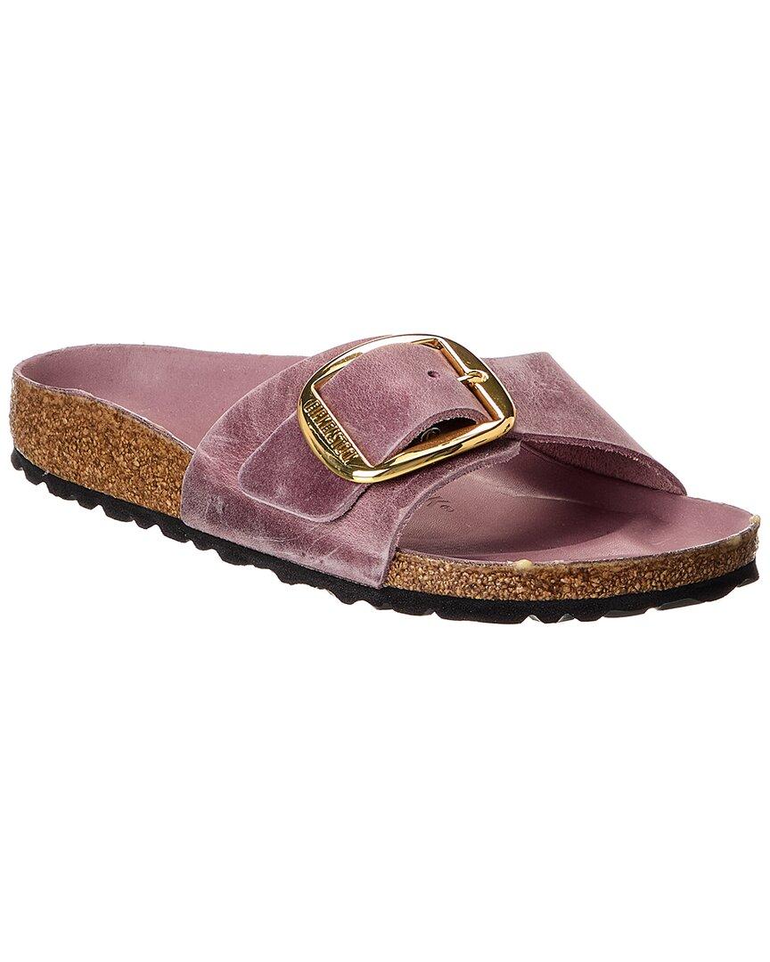 Leather Madrid Big Buckle Lavender Blush Birkenstock Arizona Big