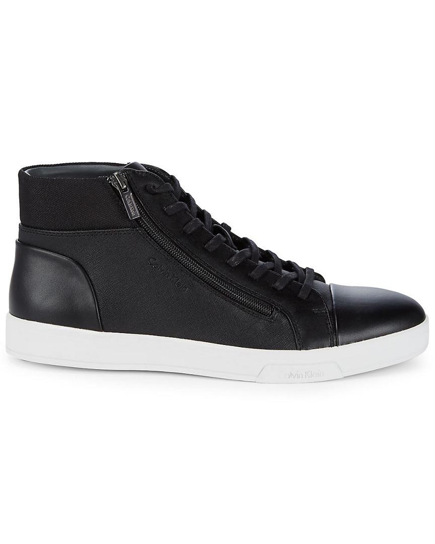 calvin klein high top sneakers