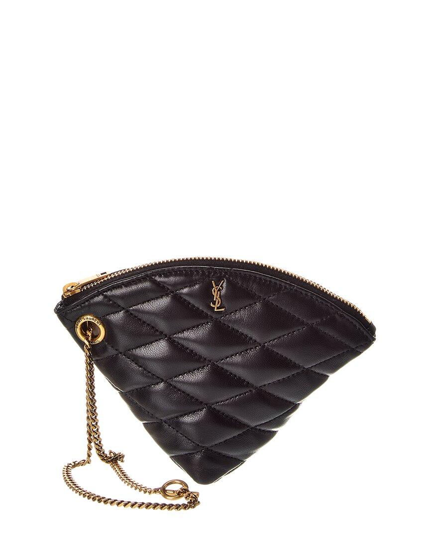 Saint Laurent Sade Leather Coin Purse in Black Lyst UK