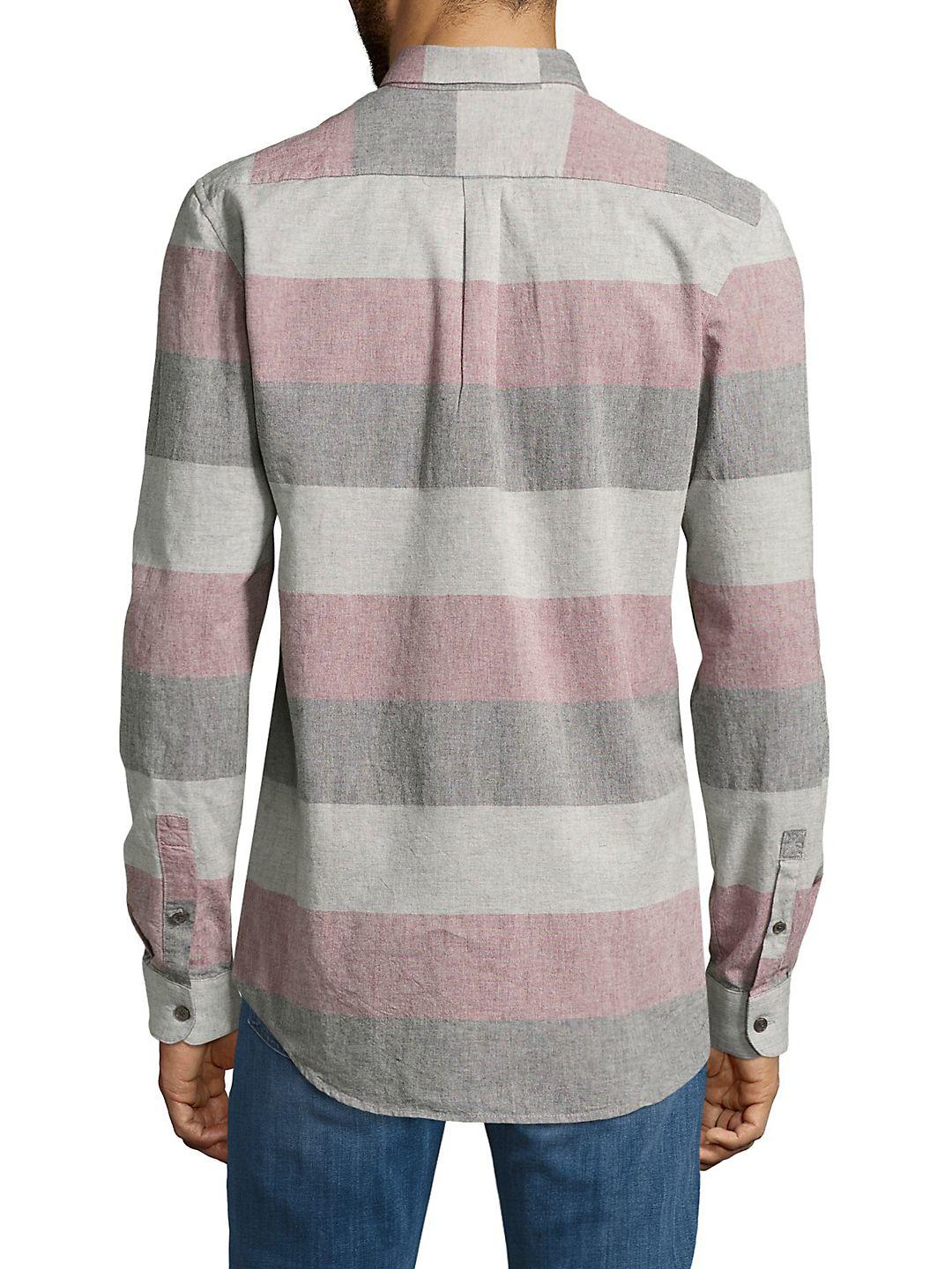 Lyst Civil Society Striped Cotton Shirt for Men