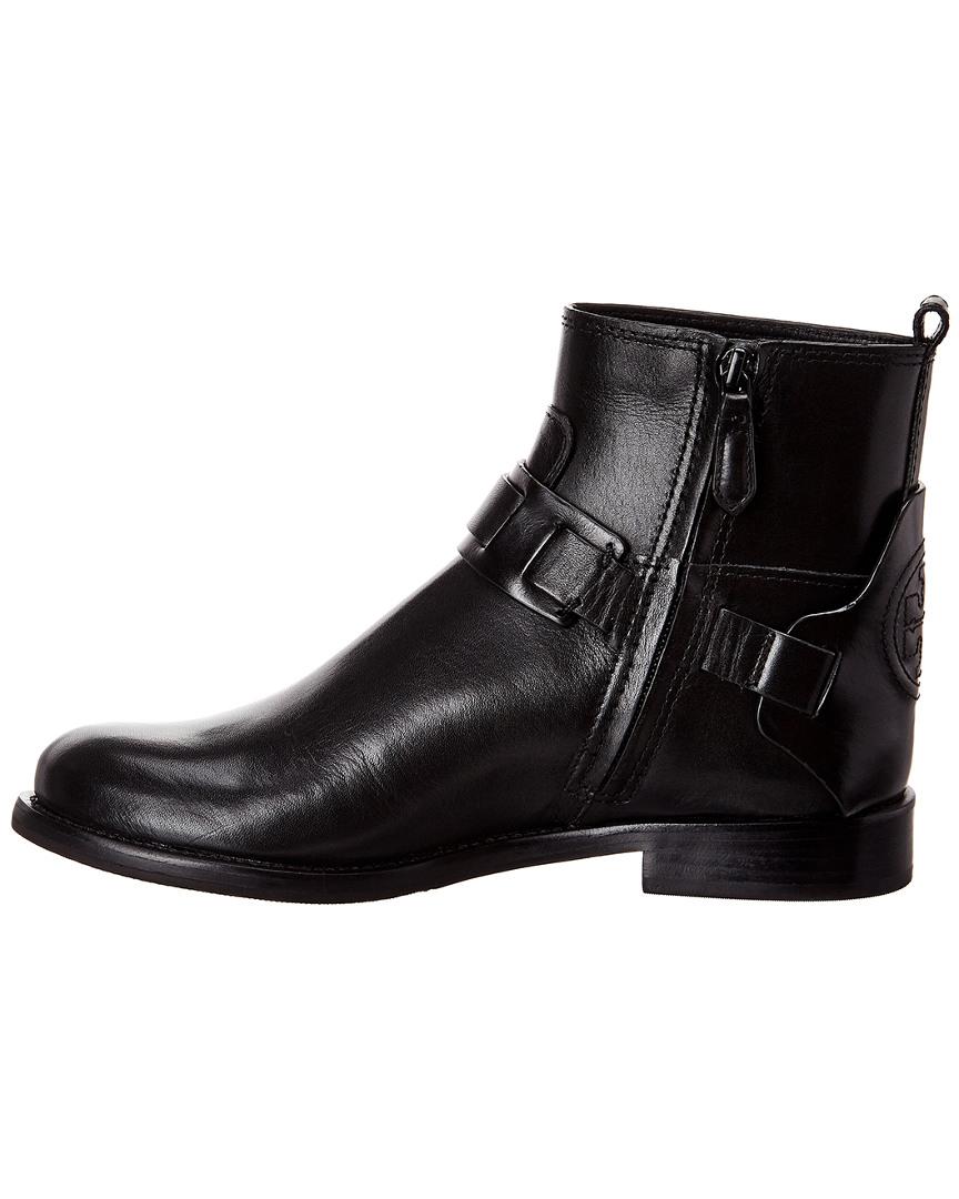 Tory Burch Colton Leather Bootie in Black | Lyst