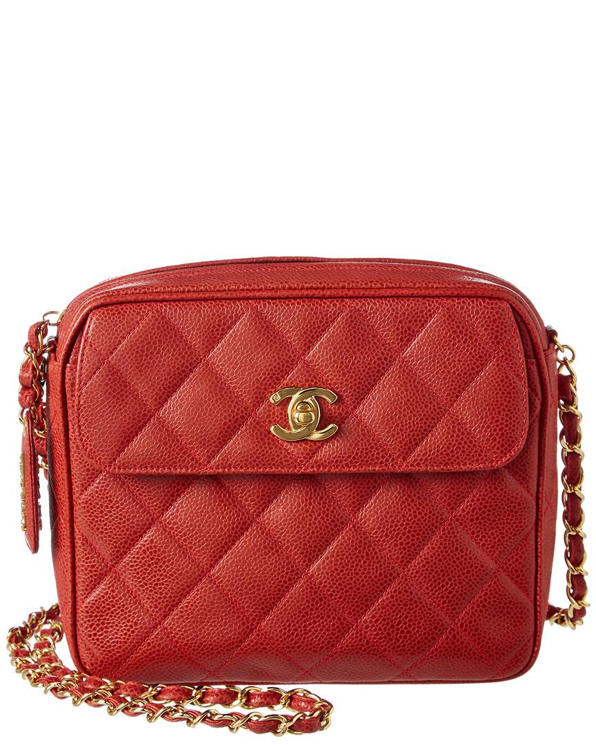 red chanel camera bolsa