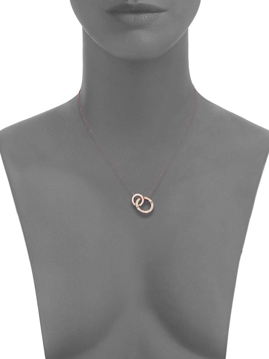 Double-ring Pendant Necklace 